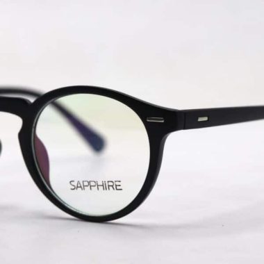 Sapphire Matte Black Screen Protection Glasses 1535