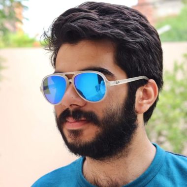 Ray-Ban Male Sunglasses – S-129 – Mirror Lense